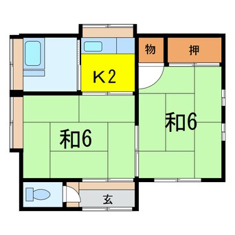 間取図 遠藤貸家