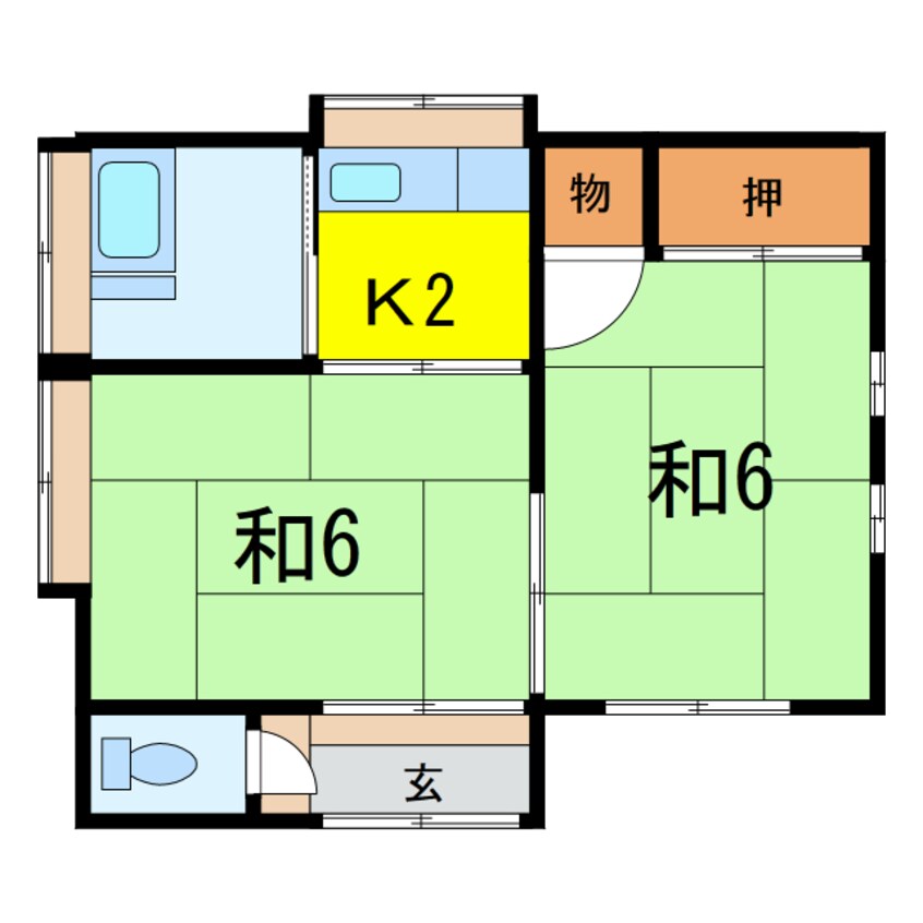 間取図 遠藤貸家