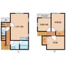 メゾン大向 3LDKの間取り