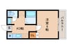 第２年見マンション 1DKの間取り