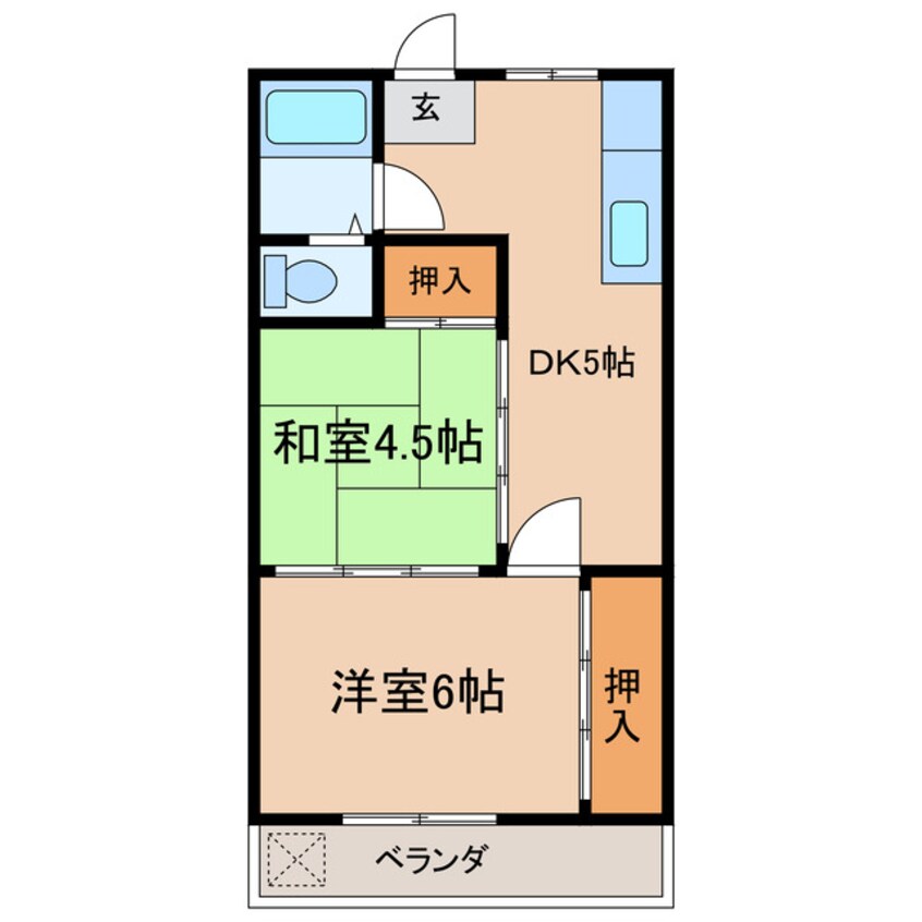 間取図 アーカム1番館