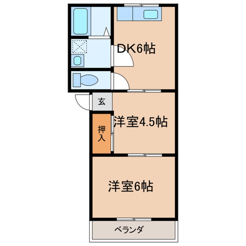 間取図 エミーハイツ