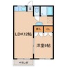 セイシェルハイムⅢ 1LDKの間取り