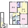 Ｔ・プロスペール 2DKの間取り