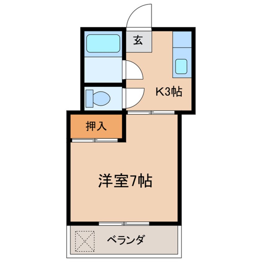 間取図 祝吉マンション