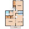 シャルマンコート 2LDKの間取り