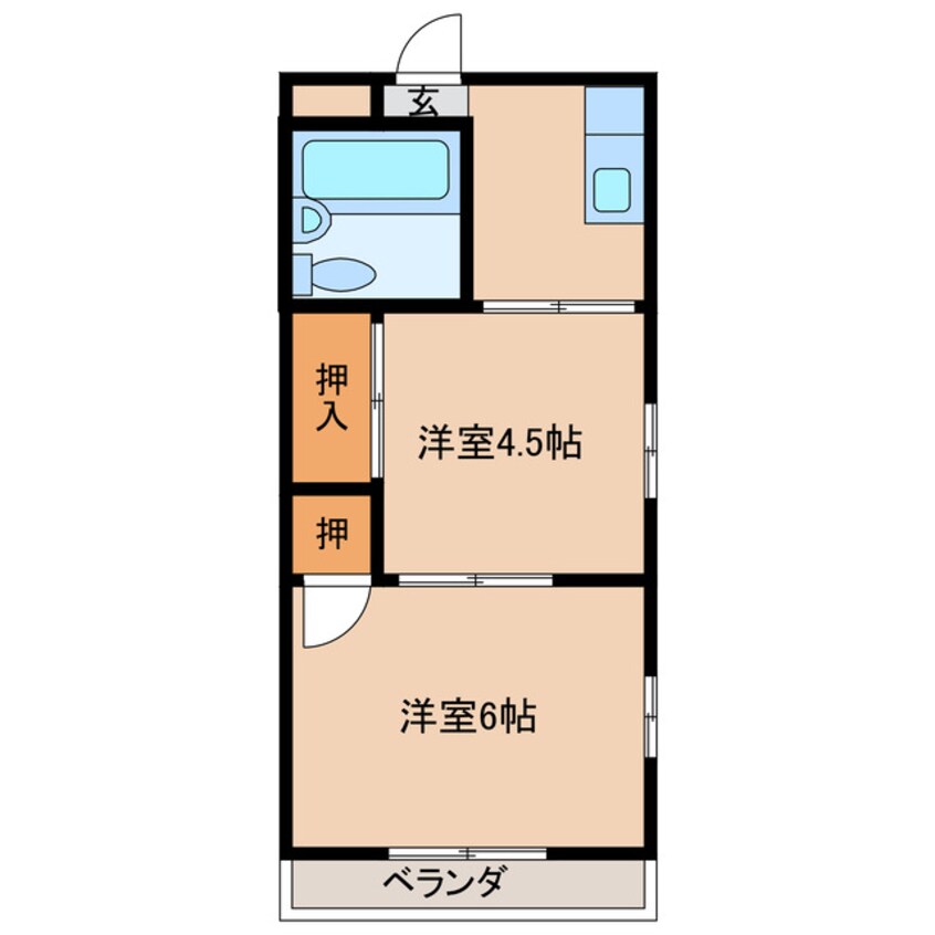 間取図 コーポホープ