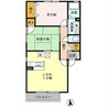 マルクイーン 2LDKの間取り