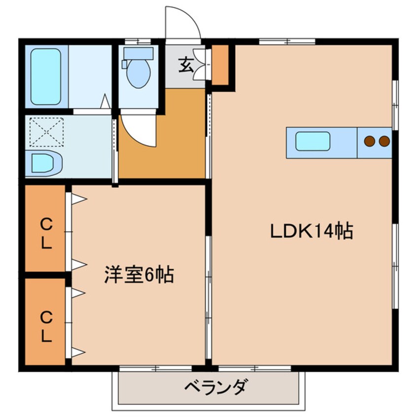 間取図 カスターニョ