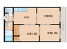 リヴェールコート 3DKの間取り