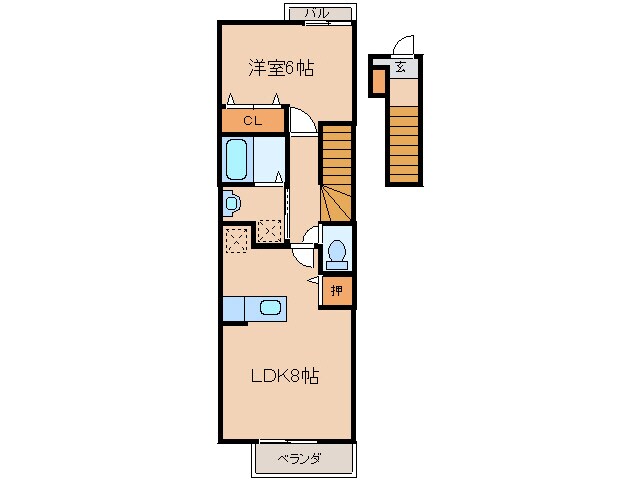 間取り図 ヌーベル・オーブＣ