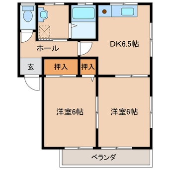 間取図 クローバーⅠ・Ⅱ