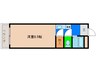 ガーデンコート立野 1Kの間取り