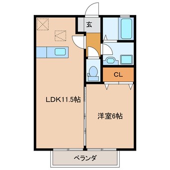 間取図 ハッピネス郡元