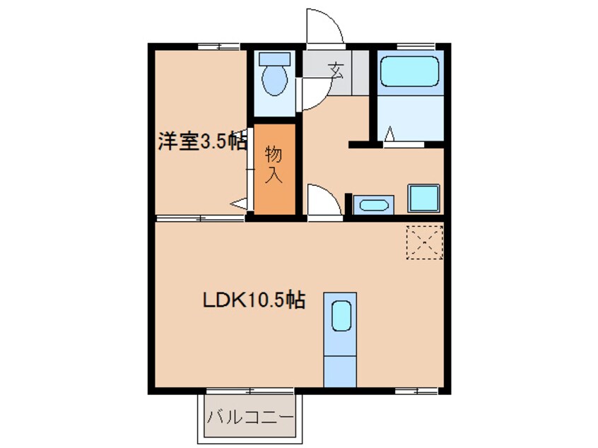 間取図 エストリル2