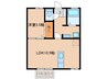 エストリル2 1LDKの間取り