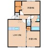 N’s BLANC　A棟 2LDKの間取り