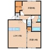 N’s BLANC　A棟 2LDKの間取り