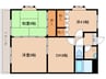 レイソル96 3DKの間取り