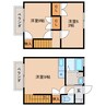 宮崎交通バス（都城市）/五十市駅前 徒歩4分 1-2階 築26年 2LDKの間取り