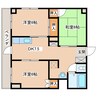 東和ビル 3DKの間取り