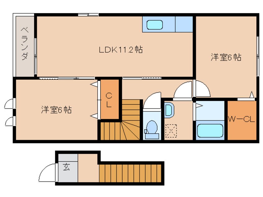 間取図 ジェルメＣ
