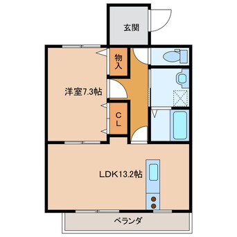 間取図 スカイコート一万城