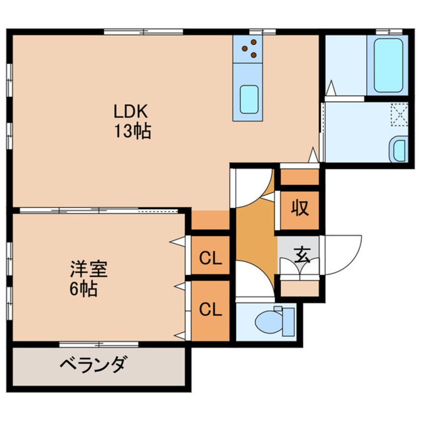 間取図 ネストプレイス金田