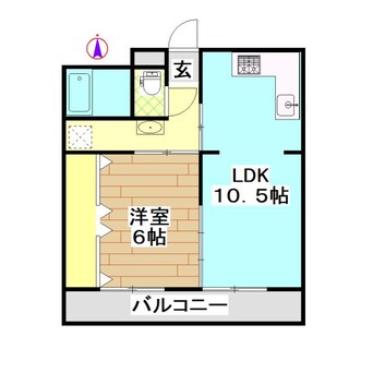 間取図 アイン都城