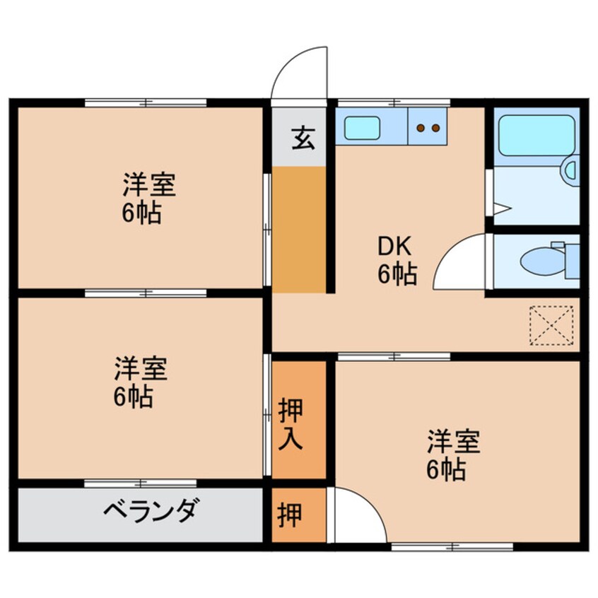 間取図 並木マンション