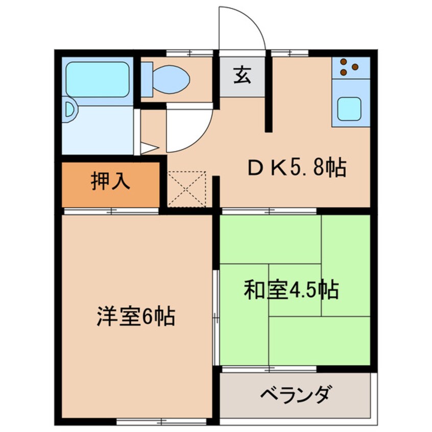 間取図 並木マンション