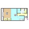 セイシェルハイム１１ 1LDKの間取り