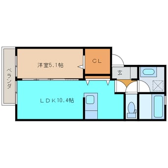 間取図 ラ・ヴェスタⅡ
