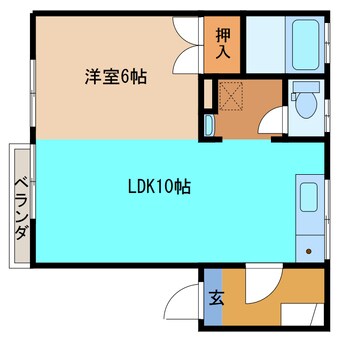 間取図 ドリームコーポ2000