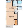 日豊本線/五十市駅 バス:35分:停歩10分 1階 築21年 1DKの間取り