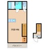 日豊本線/西都城駅 車移動 2-2階 築5年 1Rの間取り