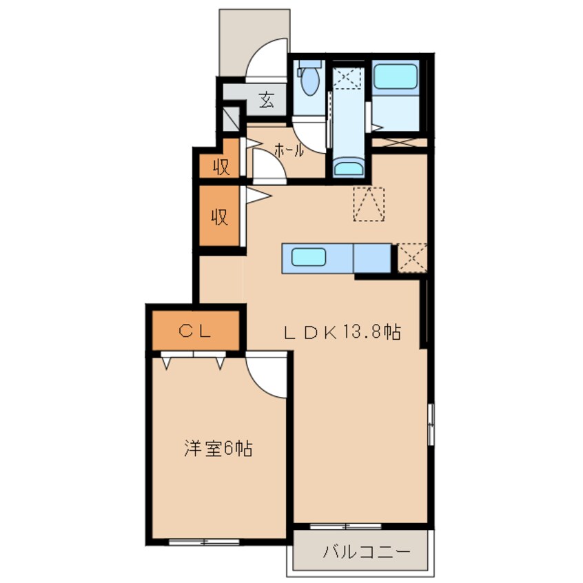 間取図 ノースパークA