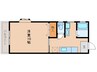 日豊本線/西都城駅 車移動 2階 築21年 1DKの間取り