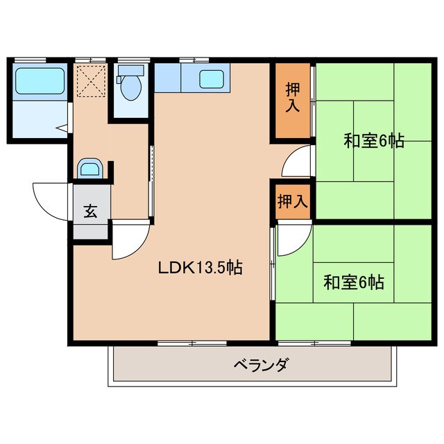 間取り図 フレグランス金丸