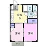 Ｙプロスペール 2DKの間取り