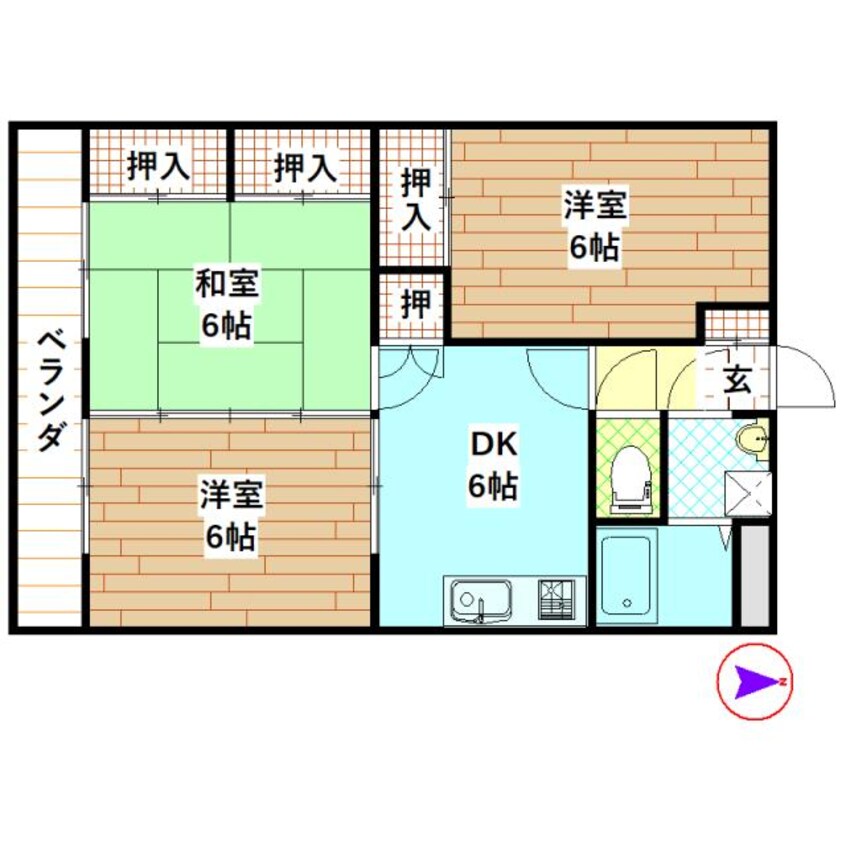 間取図 瀬戸山マンションⅠ番館