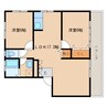 CASA DEL SOLE 2LDKの間取り