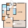 La ville nord hills 1LDKの間取り