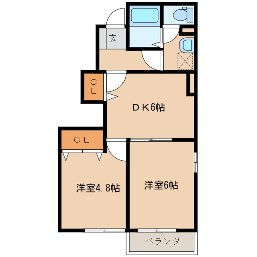 間取図 ベルフィオーレ