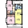 M10.若葉 2LDKの間取り