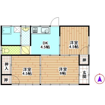 間取図 木脇澄夫貸家