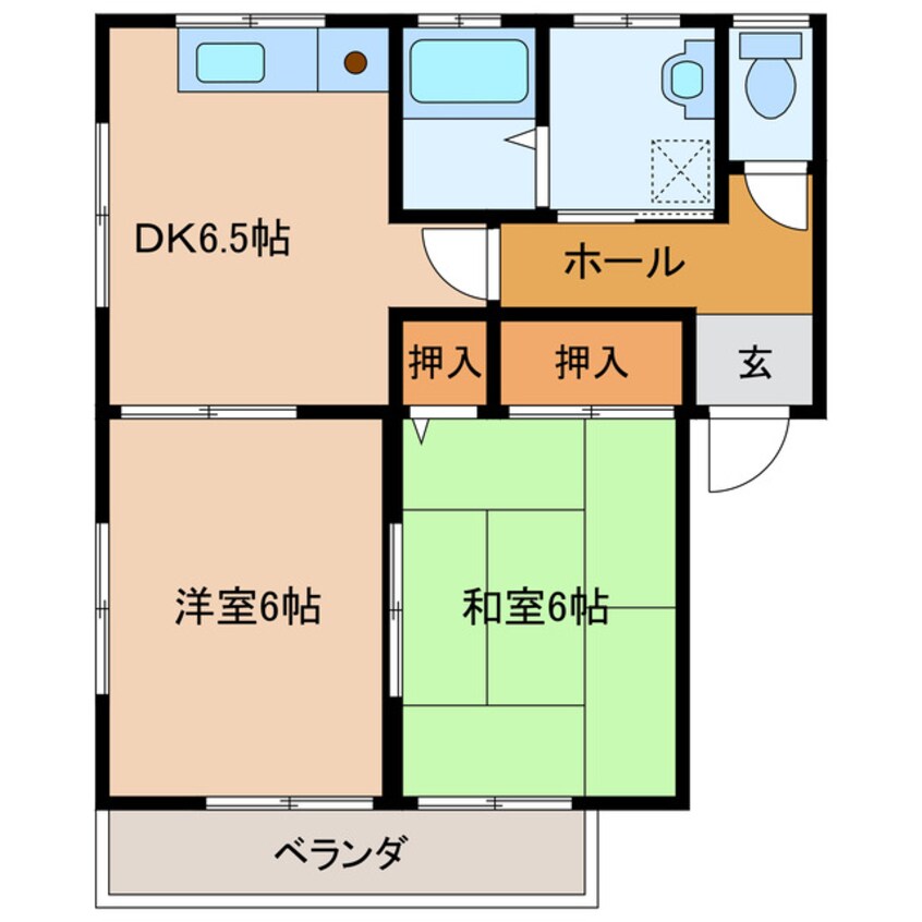 間取図 リバーコーポ