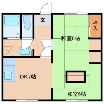 間取図 クレストコートA