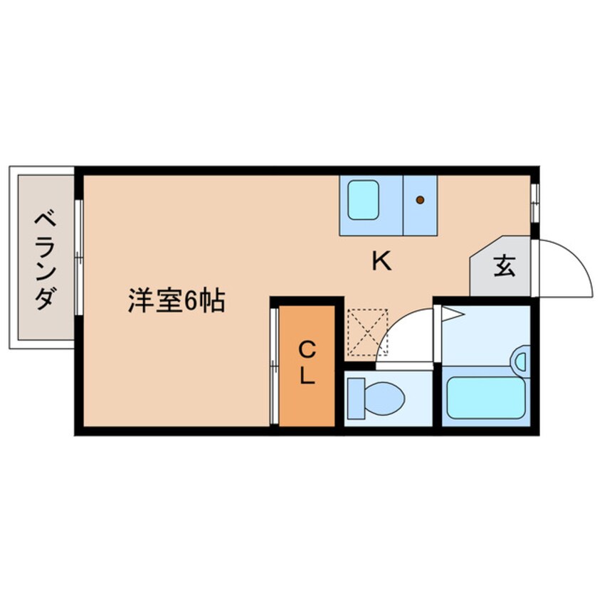 間取図 クレストコートA