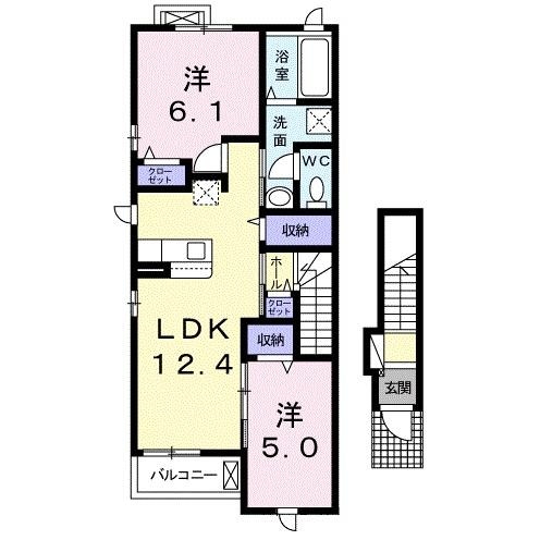 間取り図 ひまわり